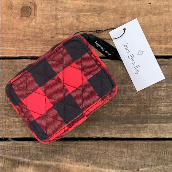 NWT Vera Bradley Travel Pill Case ~ Buffalo Check - Picture 2 of 8